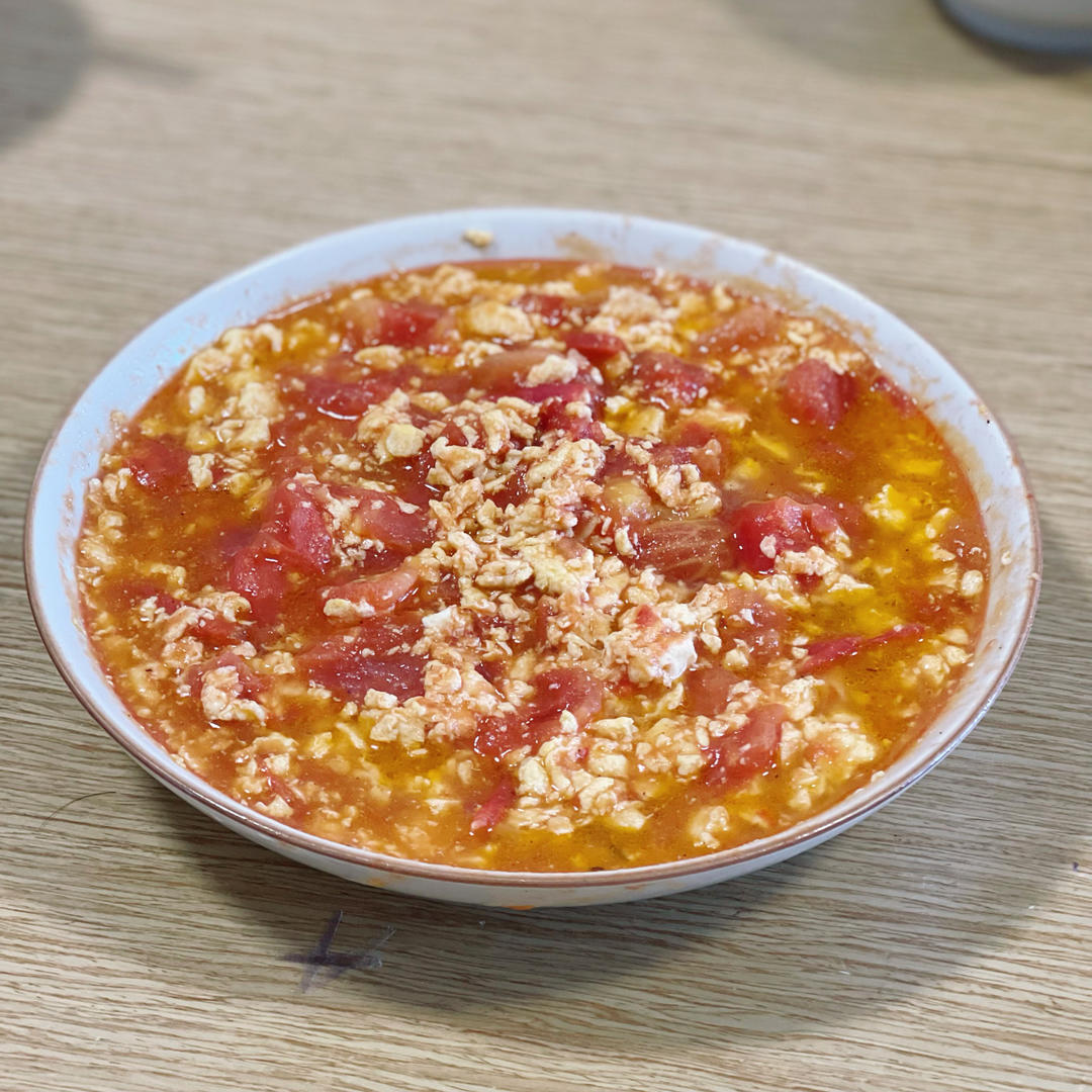 超嫩滑的番茄炒蛋