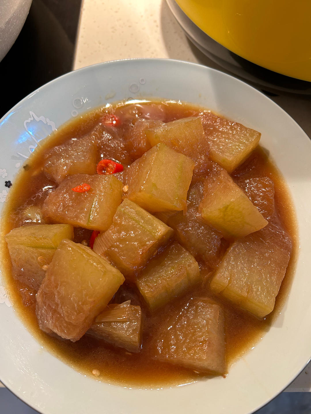 红烧冬瓜最完美做法，不加一滴水，瞬间秒杀红烧肉
