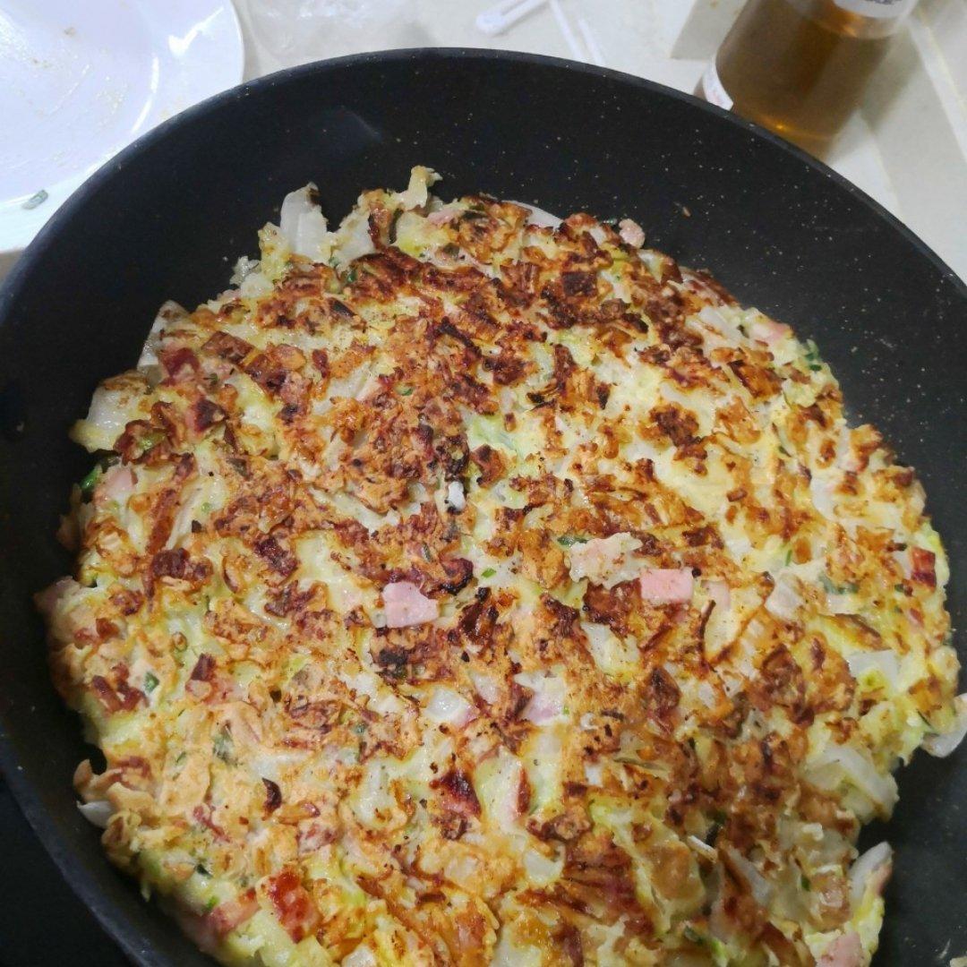 白菜鸡蛋早餐饼