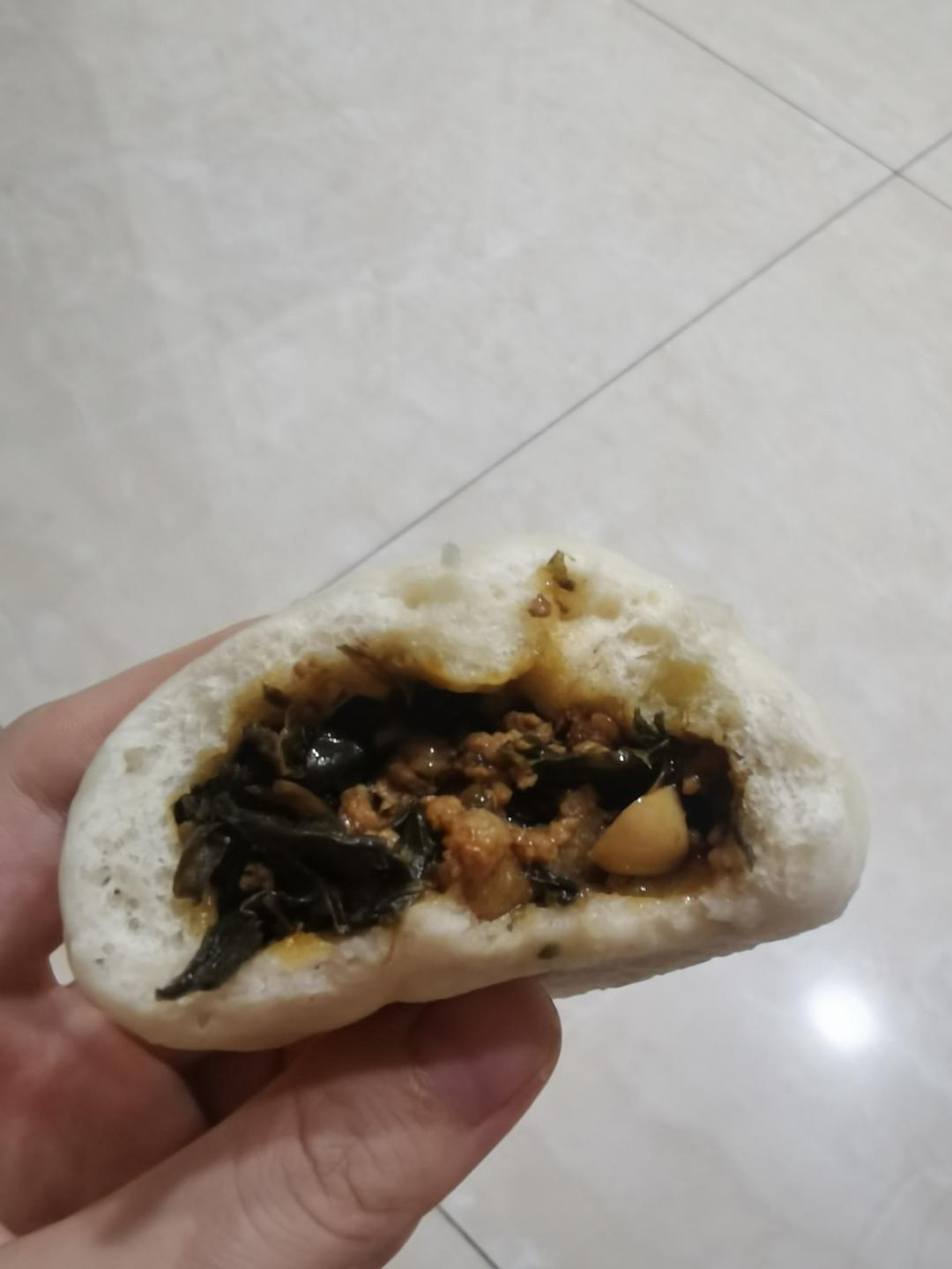 ㊙️梅干菜肉馅包子‼️附梅干菜肉馅做法