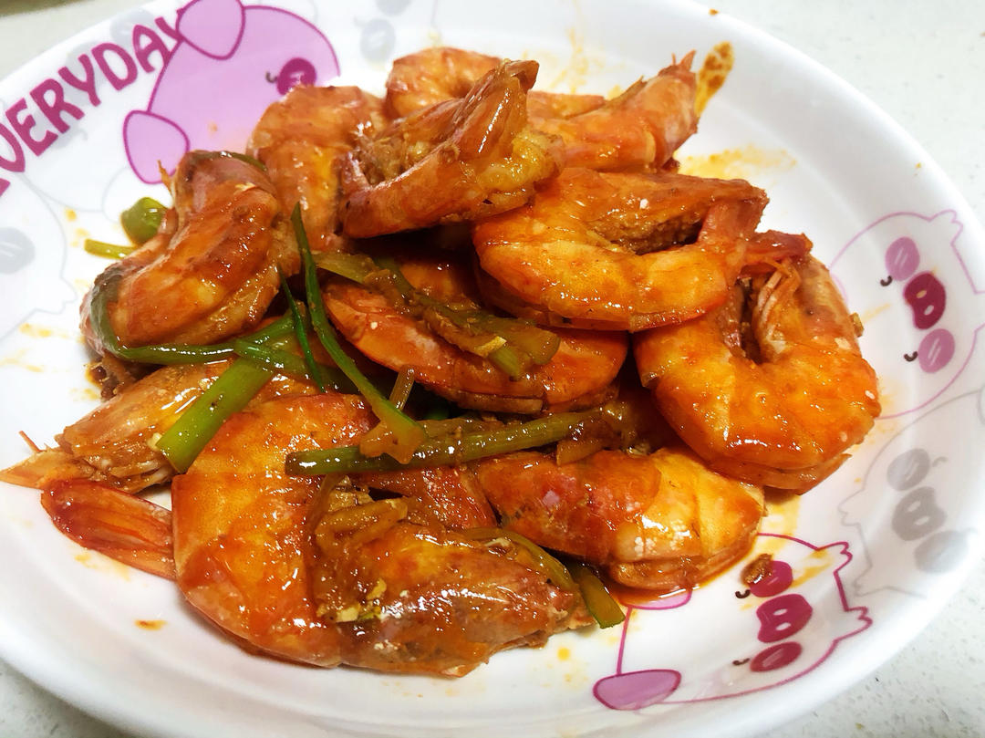 家庭版油焖大虾