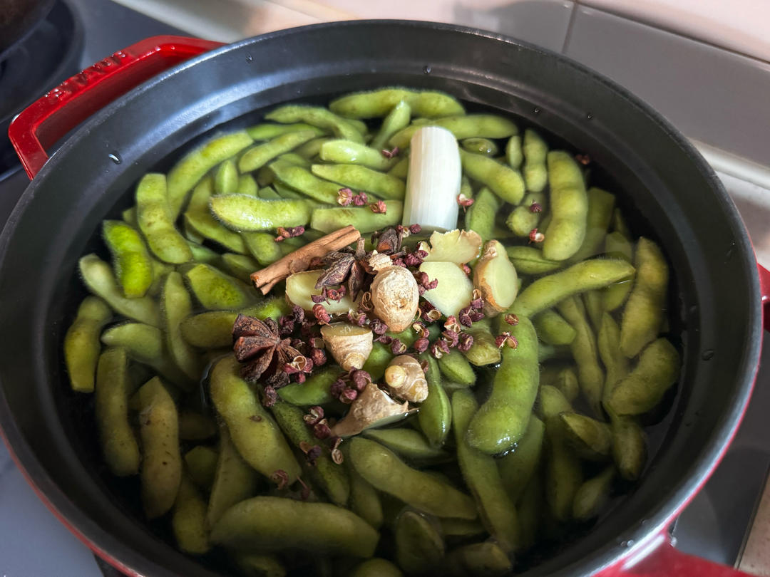 煮毛豆——家庭菜谱01