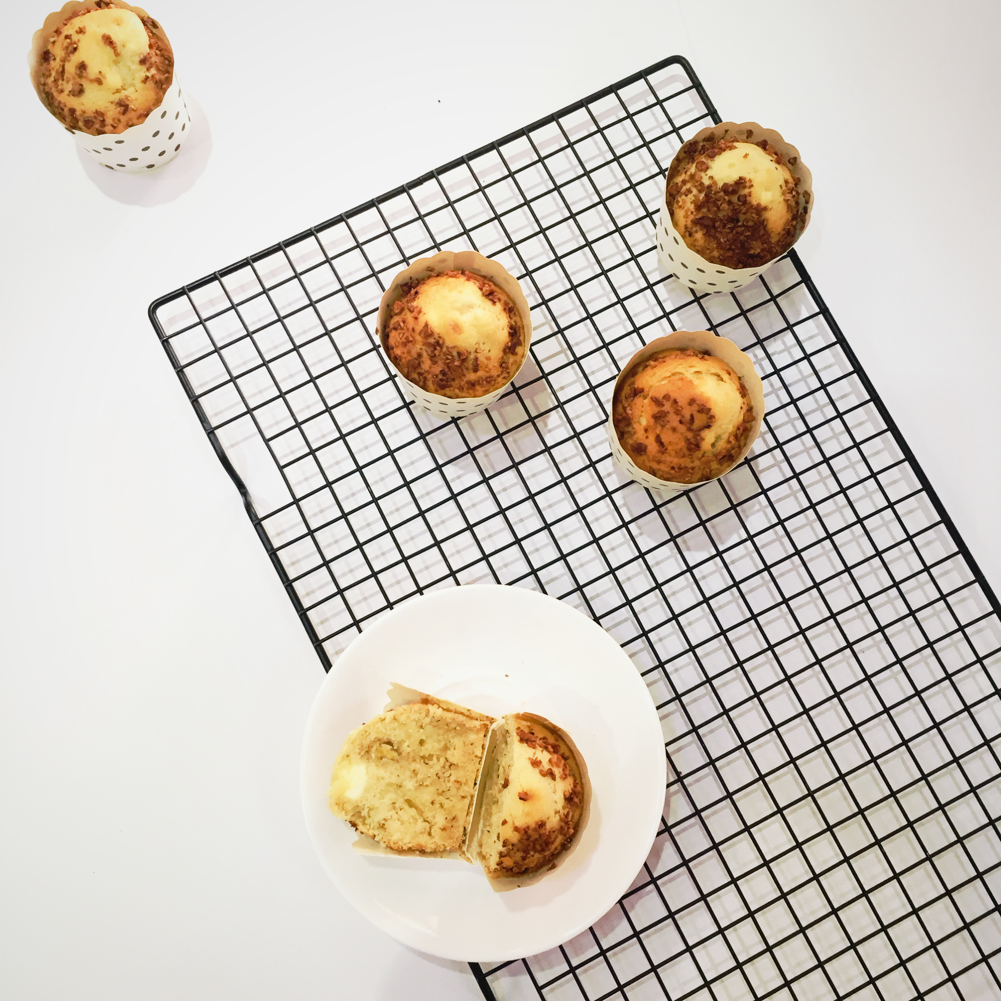 软心乳酪香蕉马芬<Banana Cream Cheese Muffins>