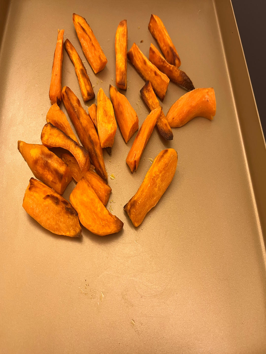 椰蓉烤红薯条（健康夜宵）
