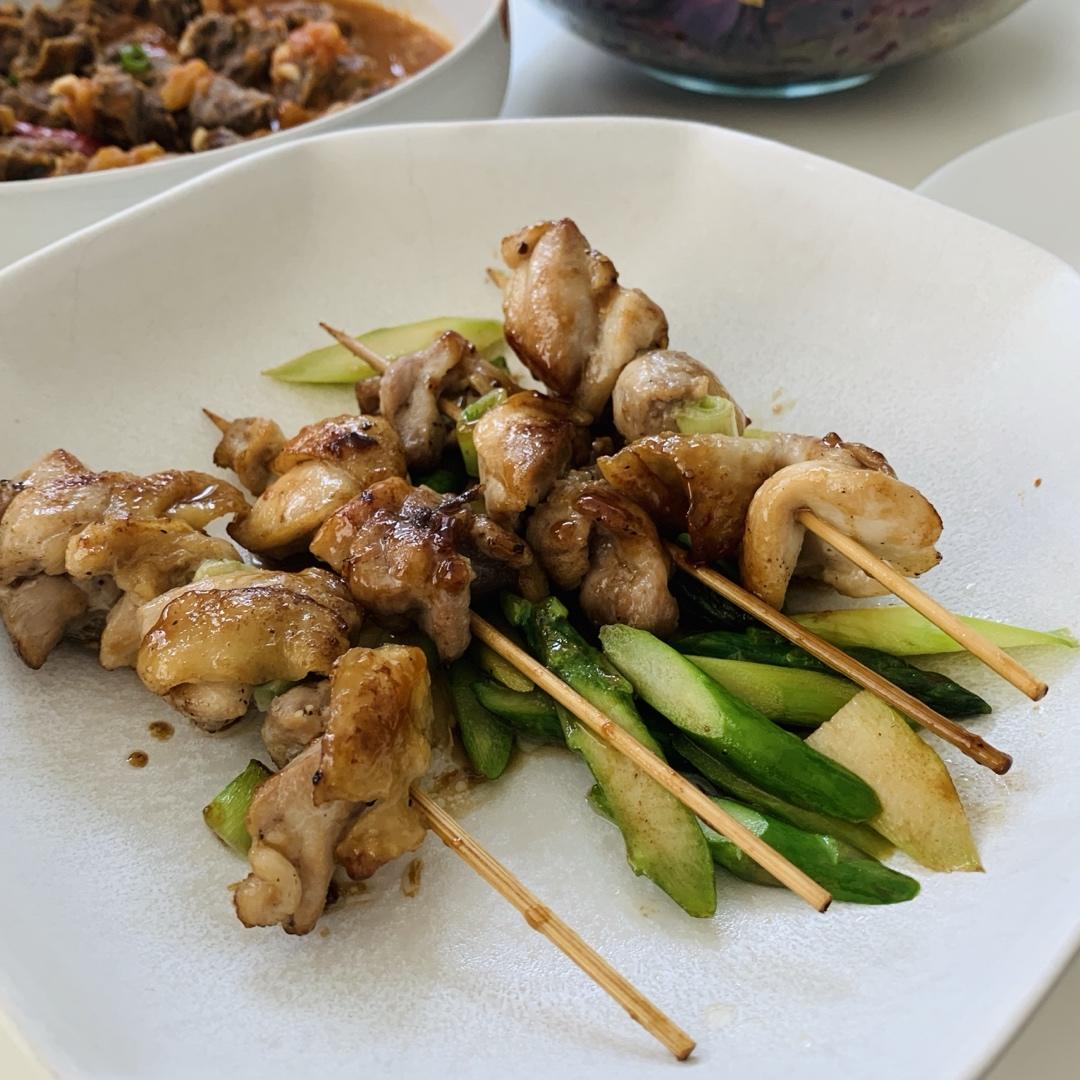 日剧里居酒屋必点菜，在家里做超级简单~和风鸡肉串