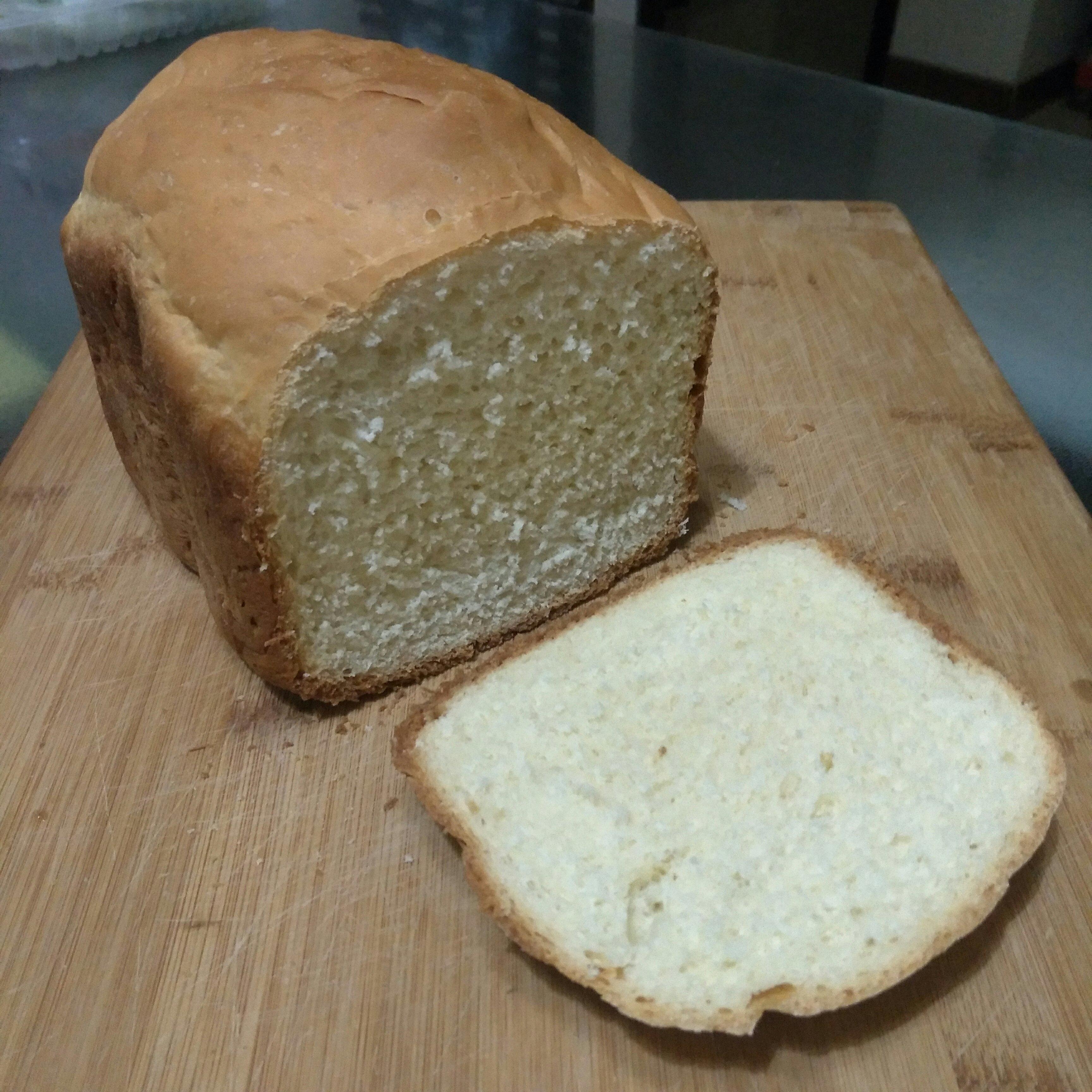 飞利浦面包机版低糖土司（汤种法）