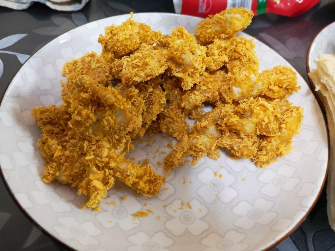 烤箱版鸡米花 | 无需油炸 蒜香味十足