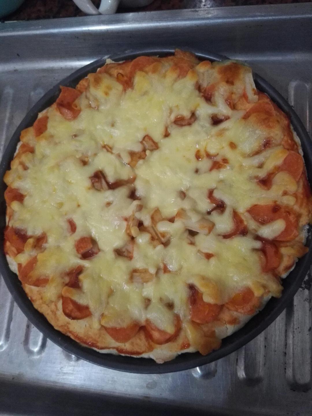 不用酵母的披萨底 No Yeast Pizza Dough