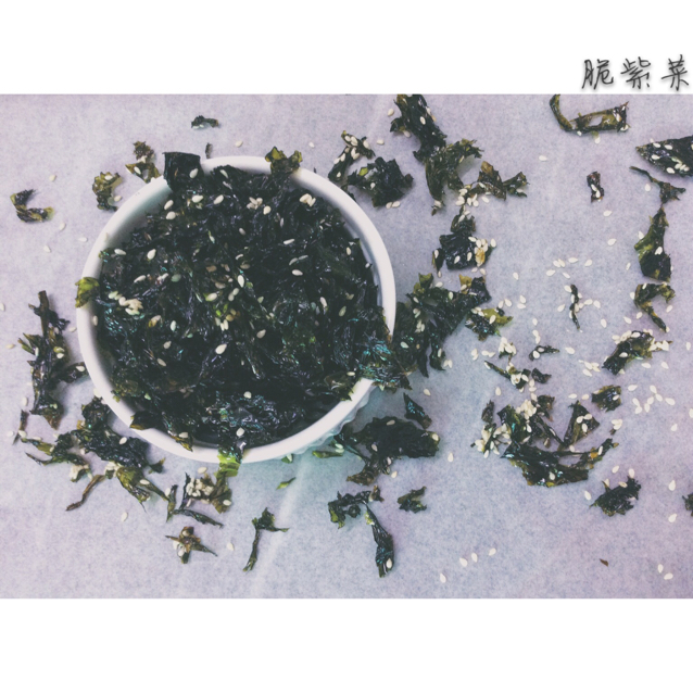 空气炸锅版脆紫菜（附烤箱版）