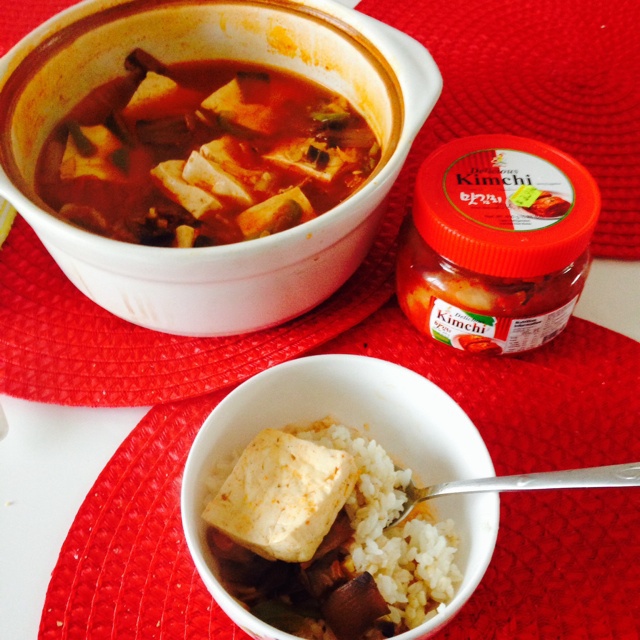 辣白菜豆腐汤