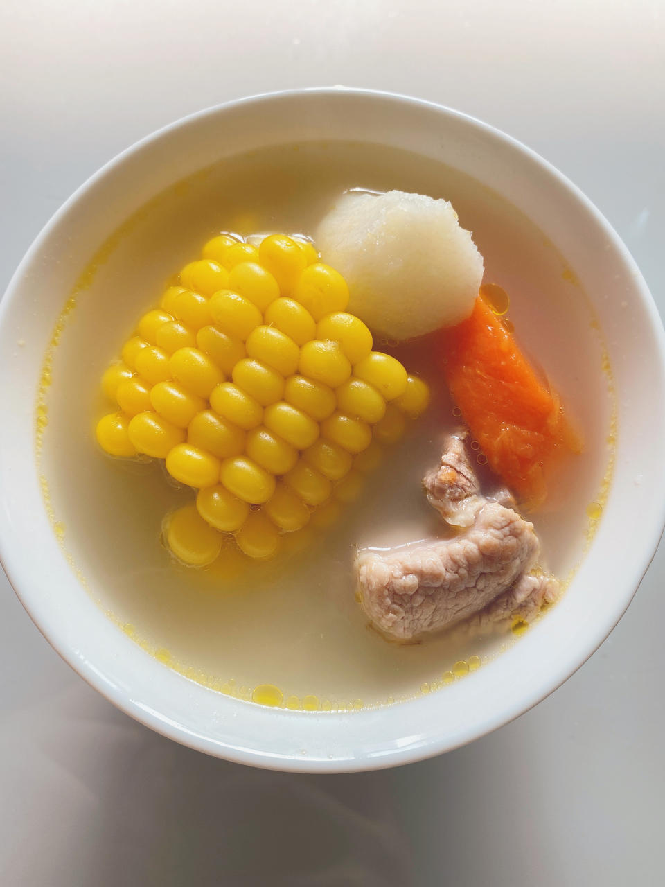 连吃三碗的玉米山药排骨汤