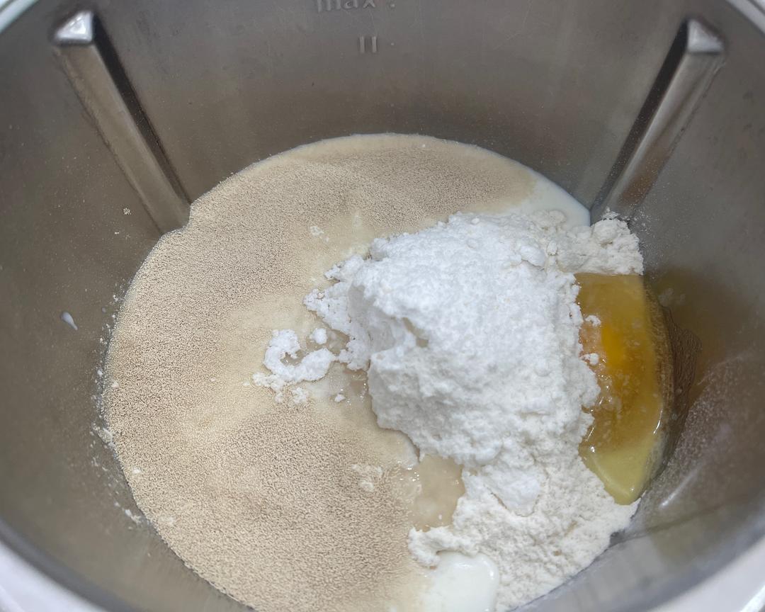 纯奶手撕吐司的做法 步骤1