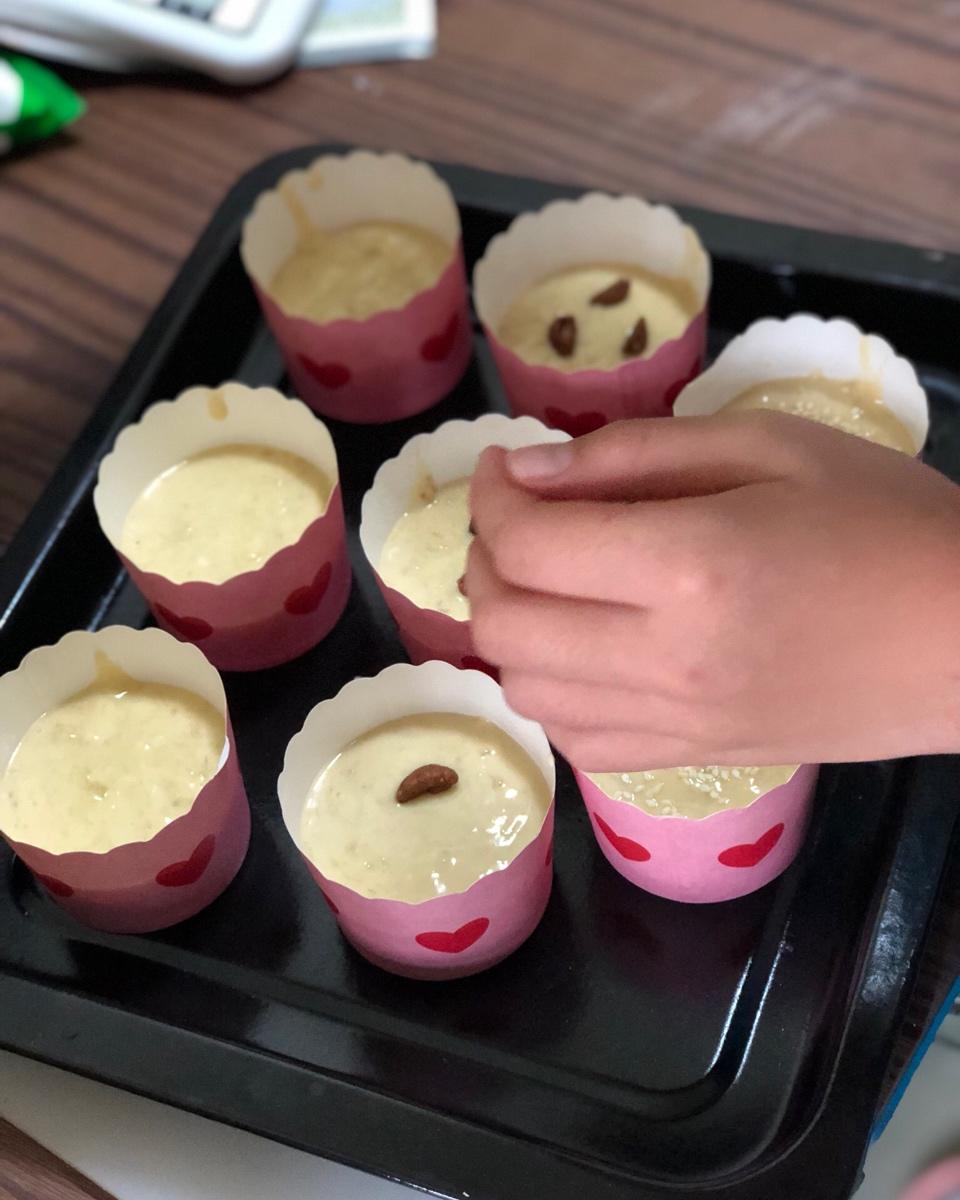 马芬 纸杯蛋糕cupcake香蕉松糕