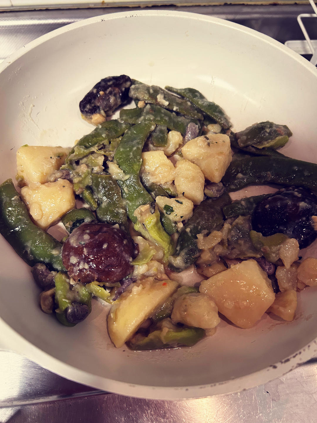 「东北炖货」油豆角炖土豆（炖出沙才够味）