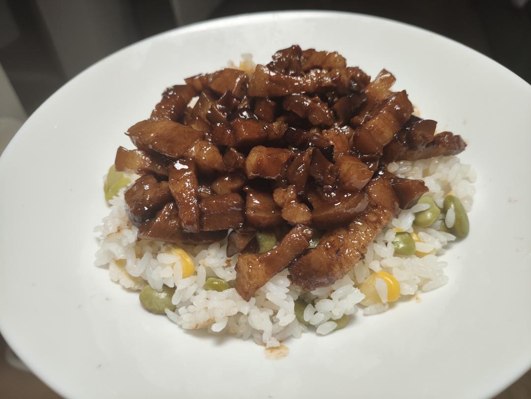 香菇卤肉饭造起来
