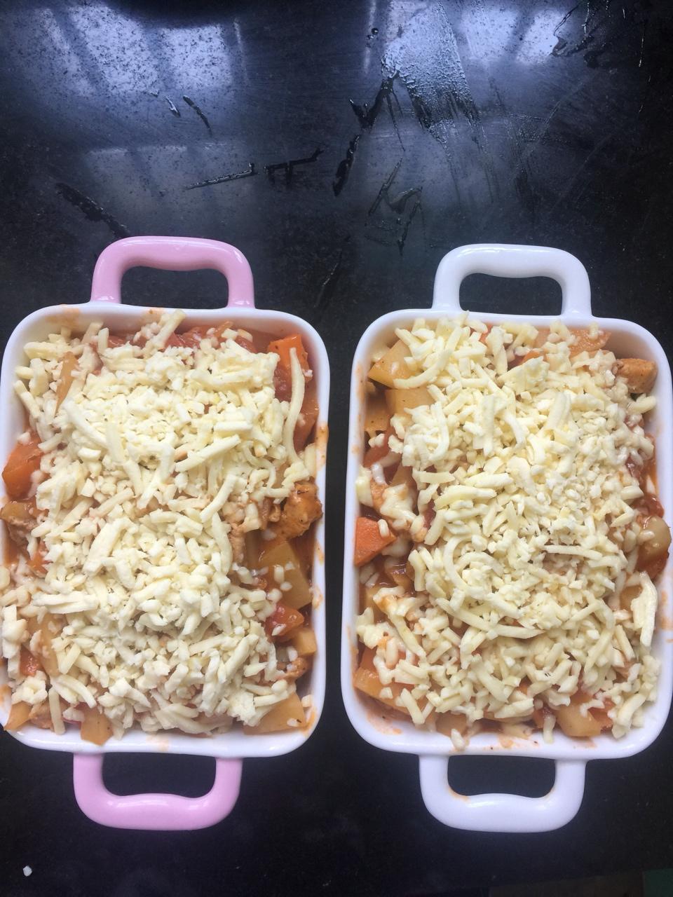 番茄鸡肉浓情焗饭【两人份】