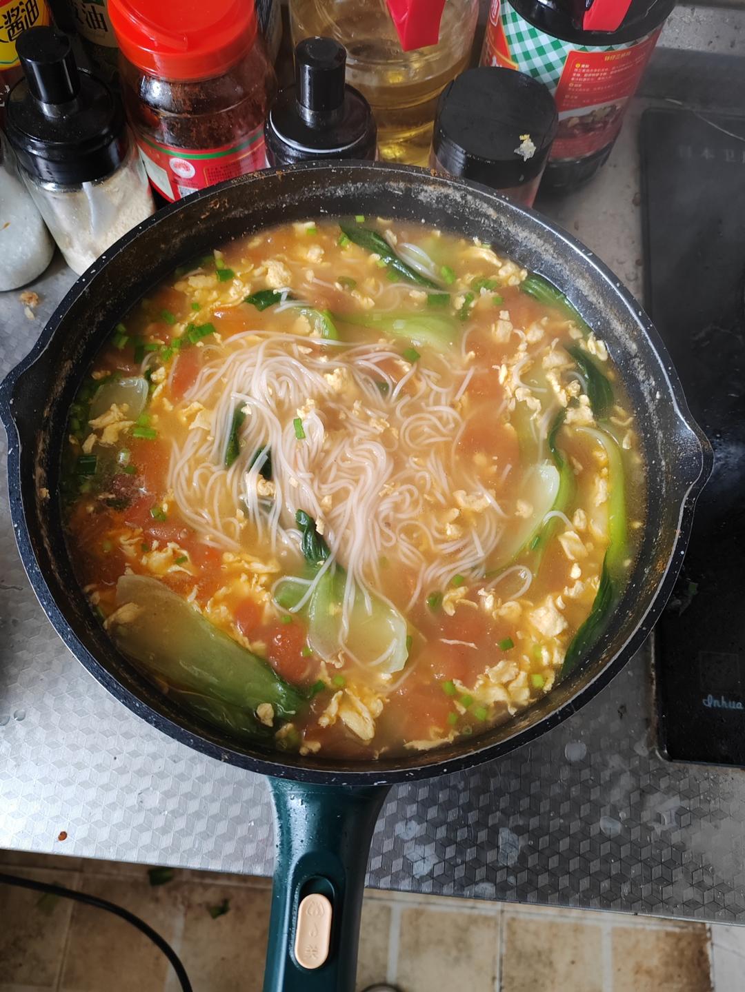 汤都要喝光的西红柿鸡蛋面