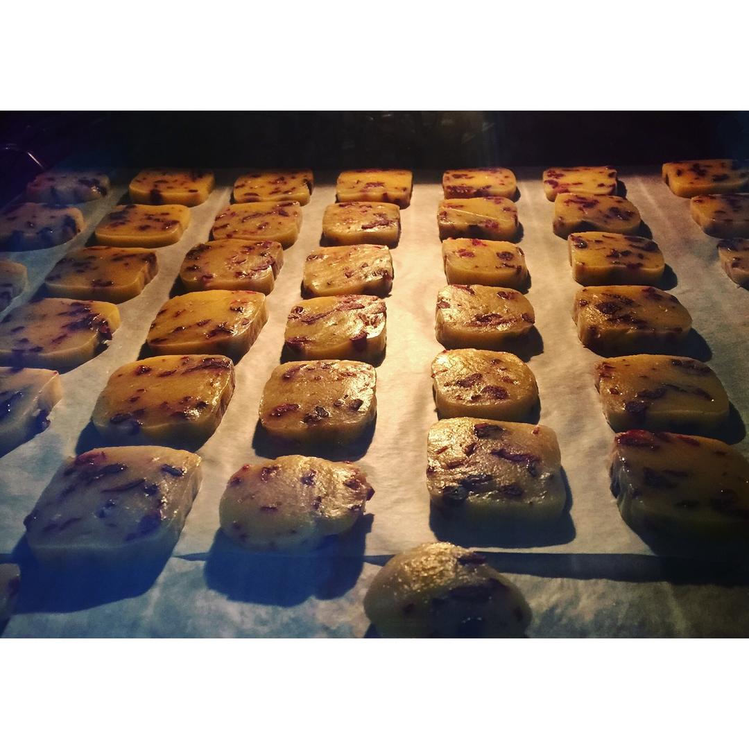 低糖少油版蔓越莓饼干