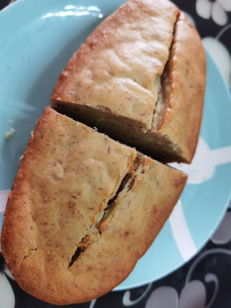 不用打发黄油的香蕉🍌磅蛋糕