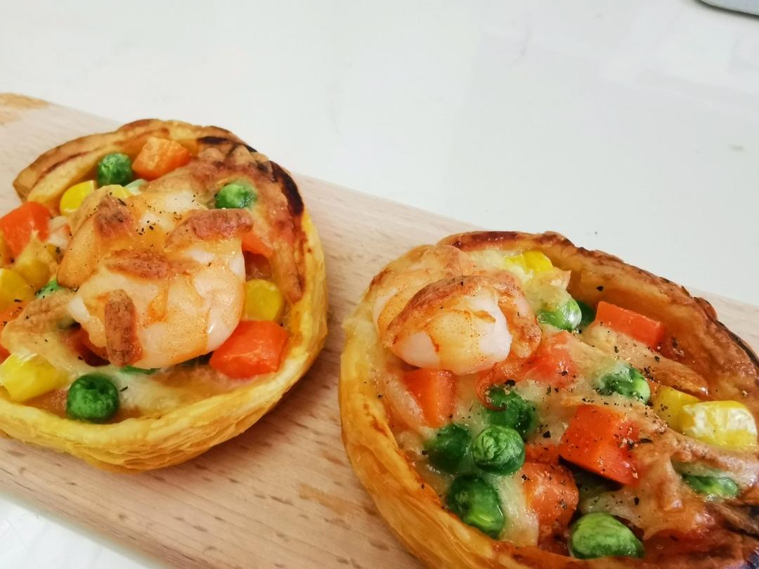 超简单迷你小披萨(蛋挞皮)