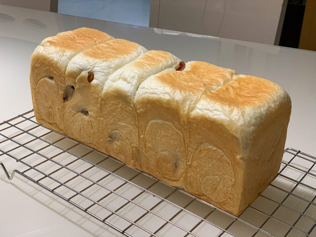 提子吐司，黄提奶油闪亮吐司