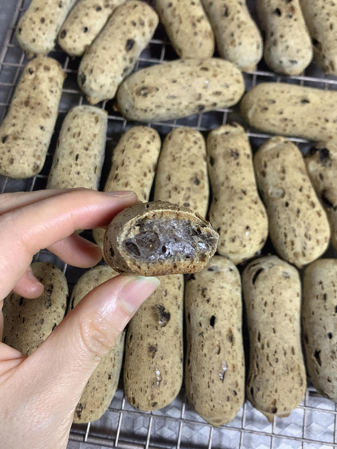 不用预拌粉的手指麻薯包💯成功