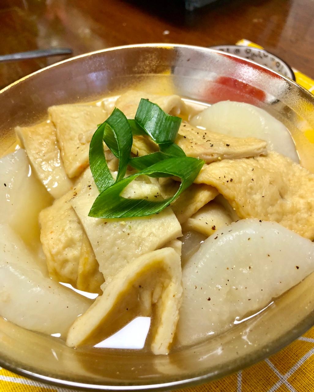 xyjojo做的三时三餐echef的正宗韩式鱼糕汤治愈又好喝