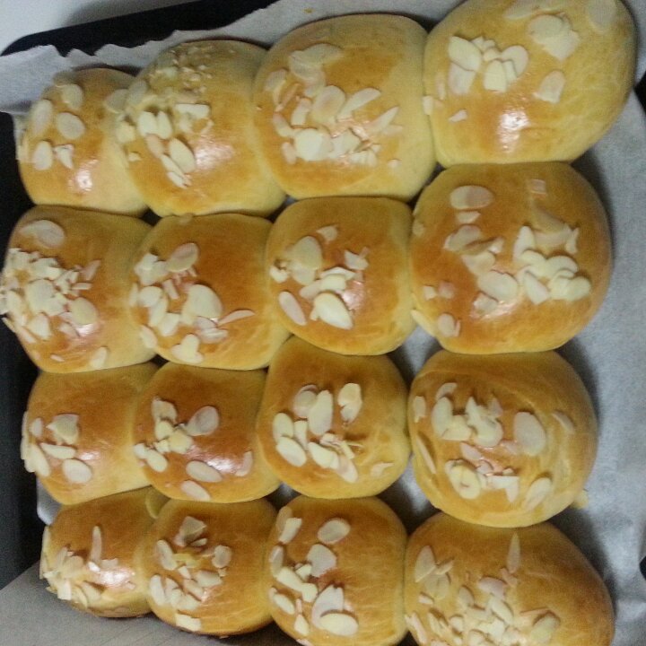 鲜奶油小餐包（一次发酵）