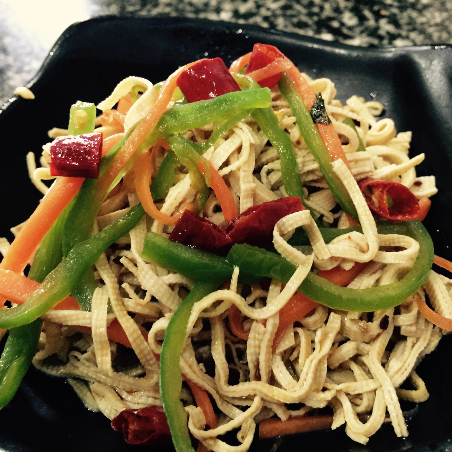 小米尤做的拌百叶丝