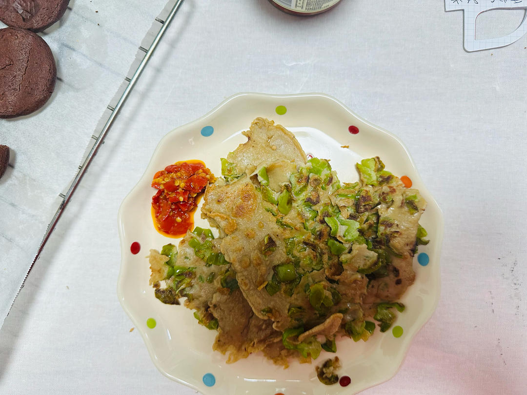 简单快手鸡蛋饼 柔软翻面不破