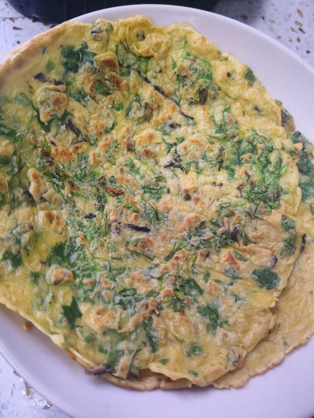芹菜叶软饼（糊塌子）