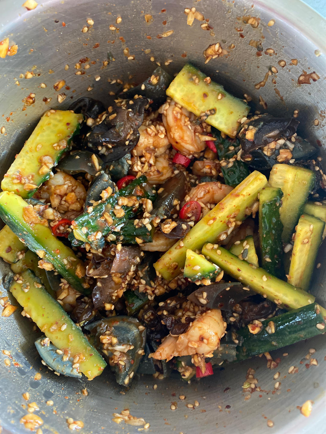 夏日开胃小凉菜“皮蛋拌黄瓜🥒”开胃减脂