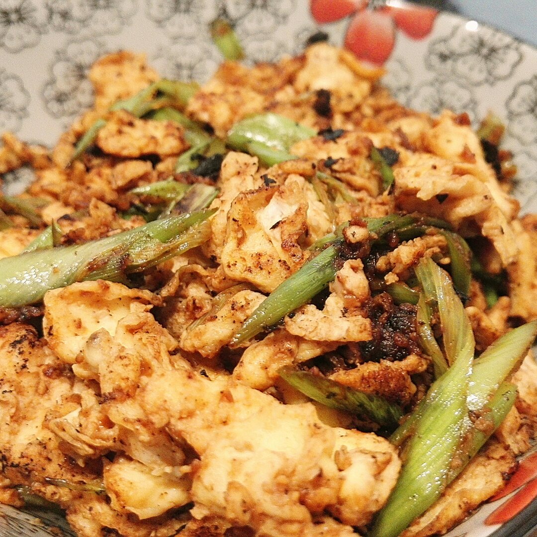 大酱炒鸡蛋（超级下饭菜）