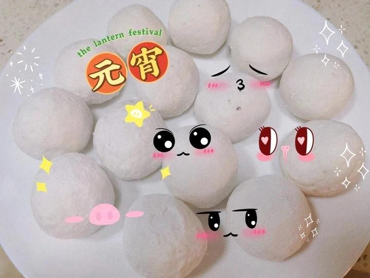 自制滚元宵（黑芝麻馅）