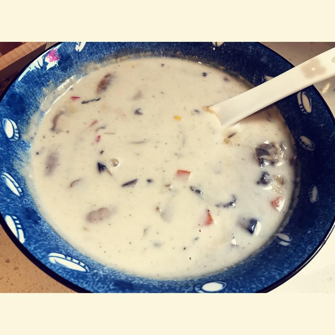 奶油蘑菇汤