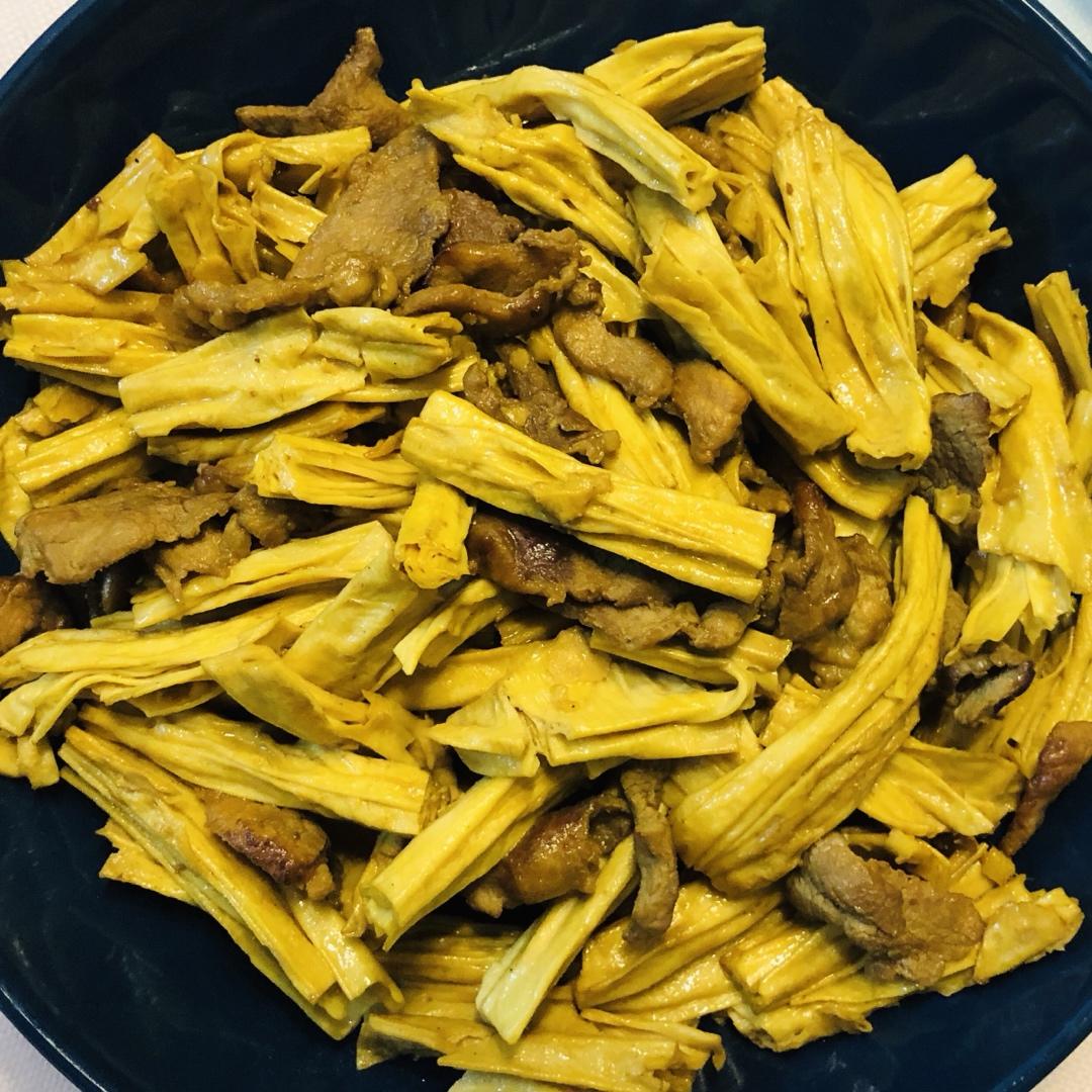 腐竹炒肉
