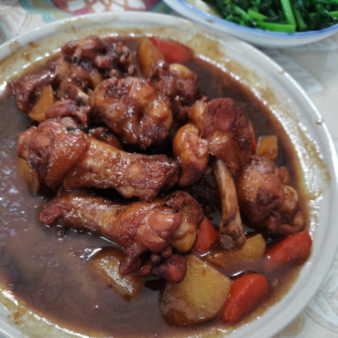 红烧鸡腿炖土豆