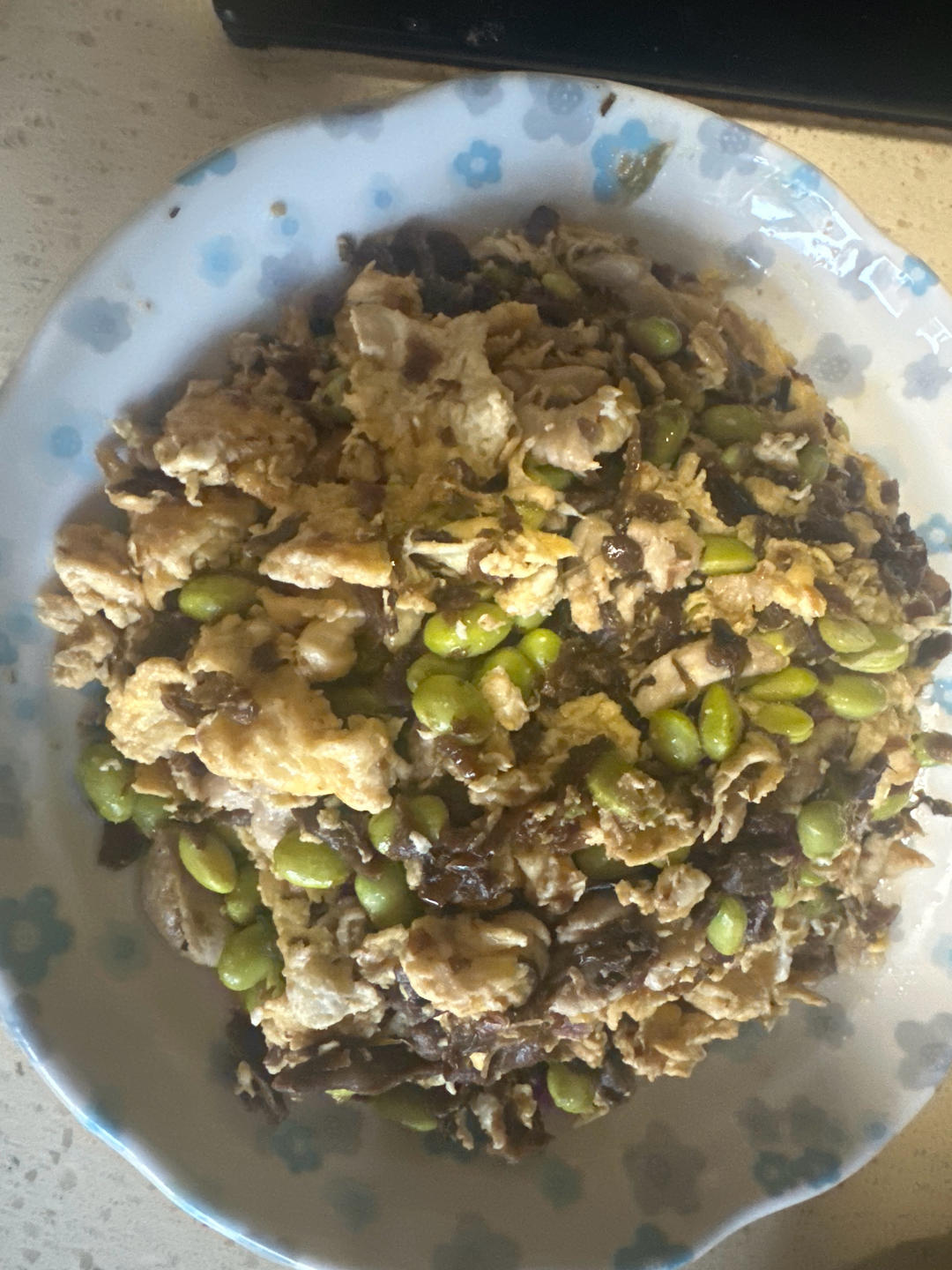 外婆菜炒毛豆(下饭菜)