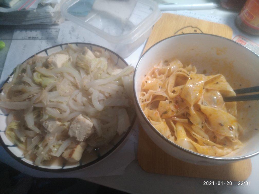 虾皮炒白菜，鲜的很啊