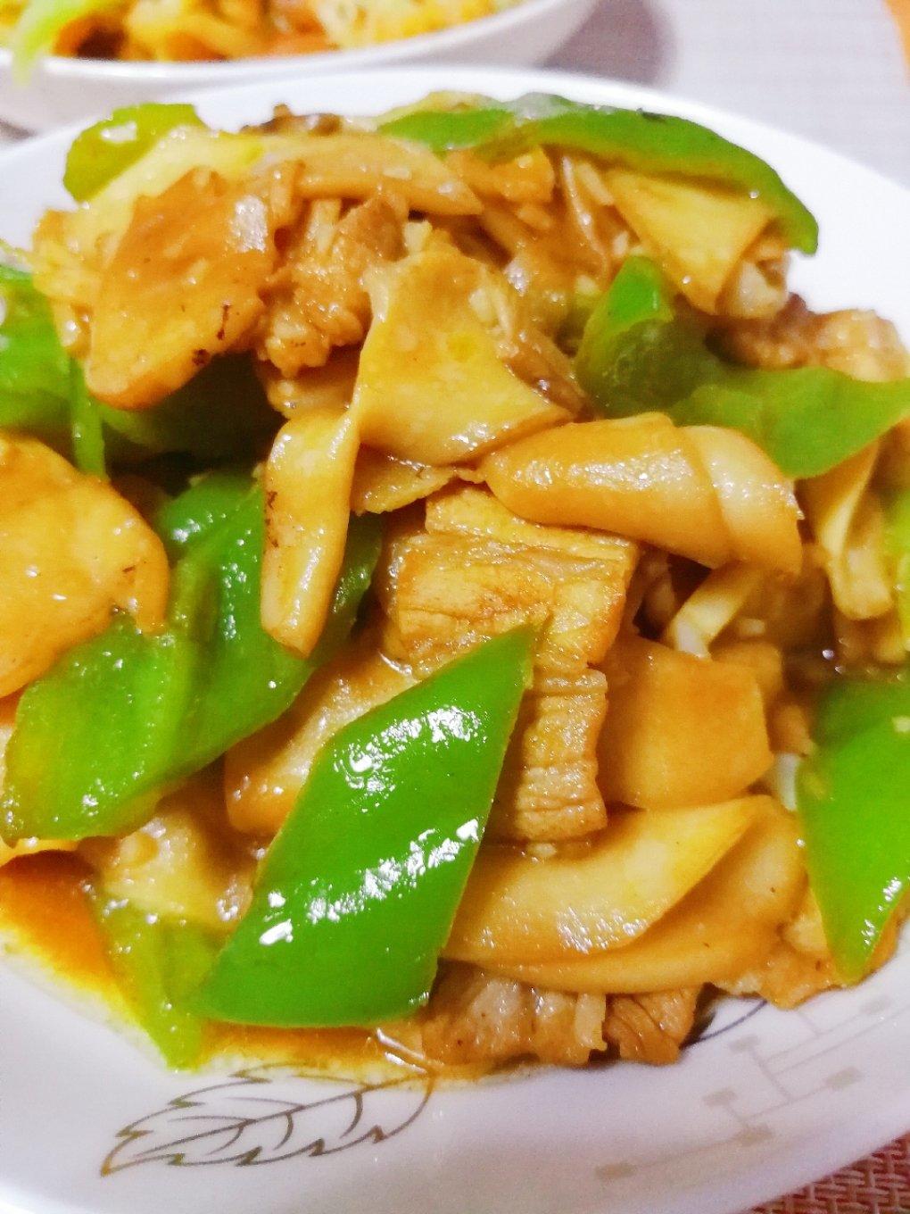 肉炒杏鲍菇