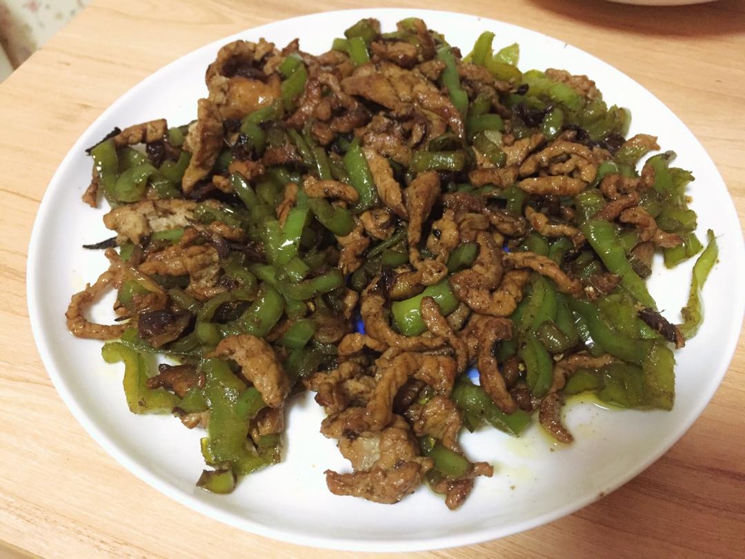 孜然青椒炒肉