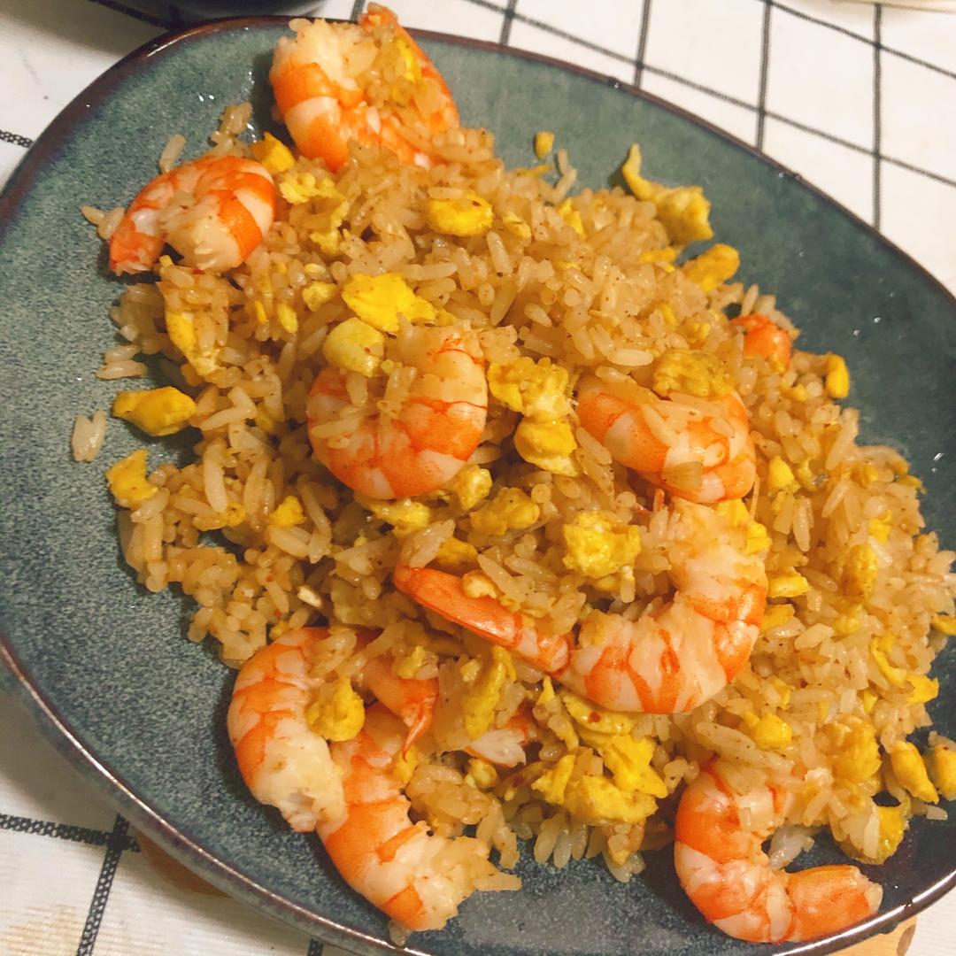 虾仁蛋炒饭