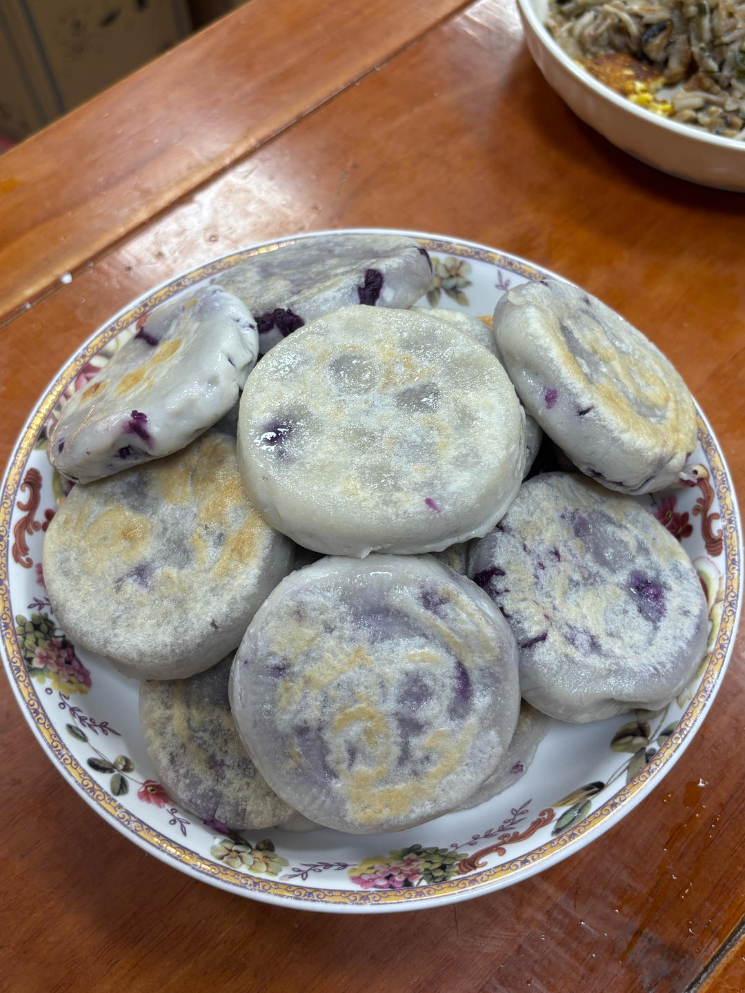紫薯糯米饼