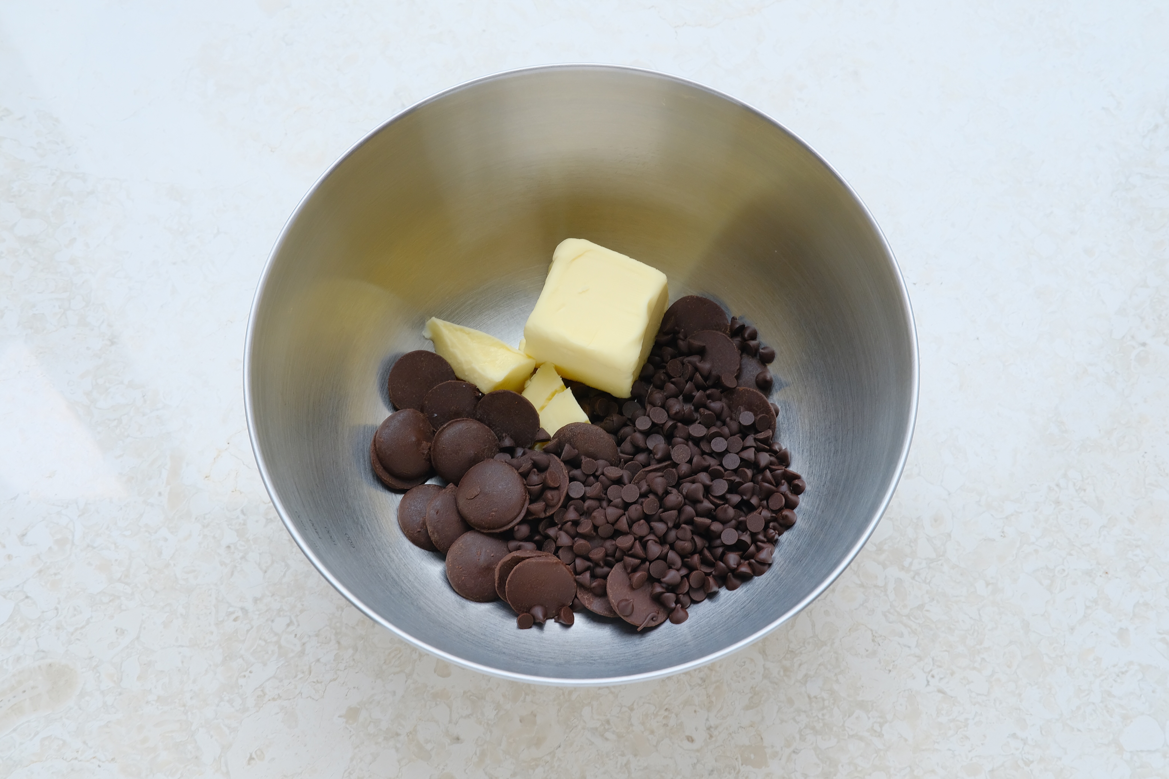 蓝莓巧克力软心蛋糕（低糖版）的做法 步骤4