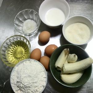 椰蓉香蕉蛋糕的做法 步骤1