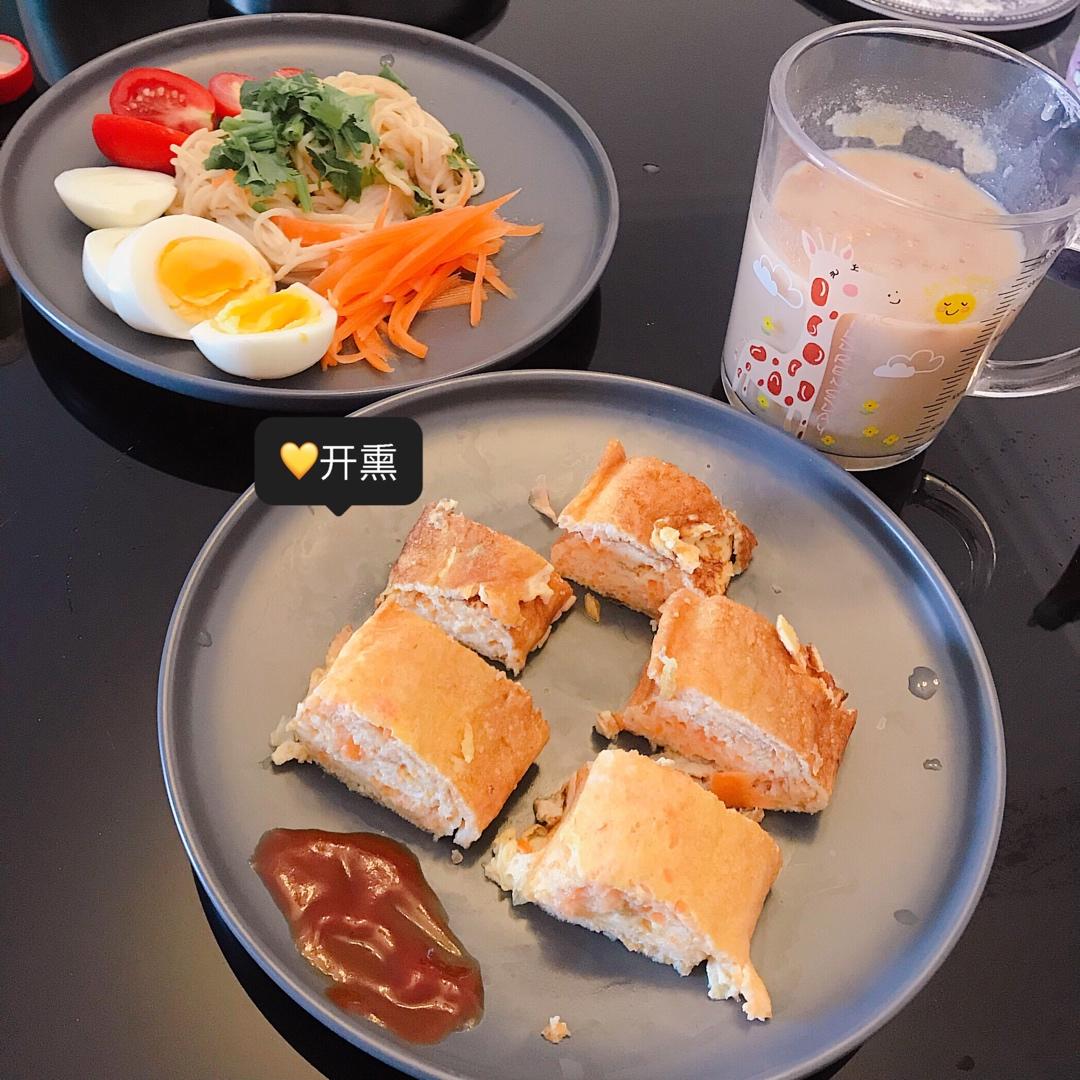 普通炒菜锅也能做出无比成功的厚蛋烧