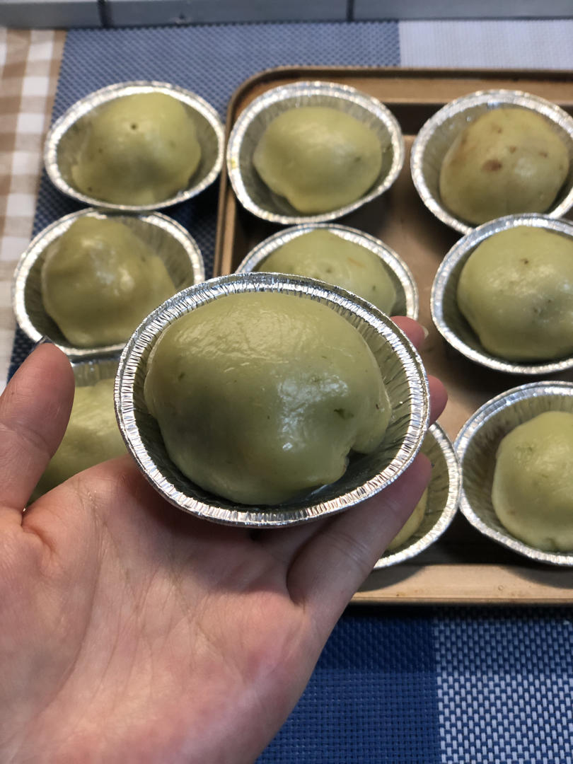 《Tinrry+》咸蛋黄肉松青团+红豆沙青团