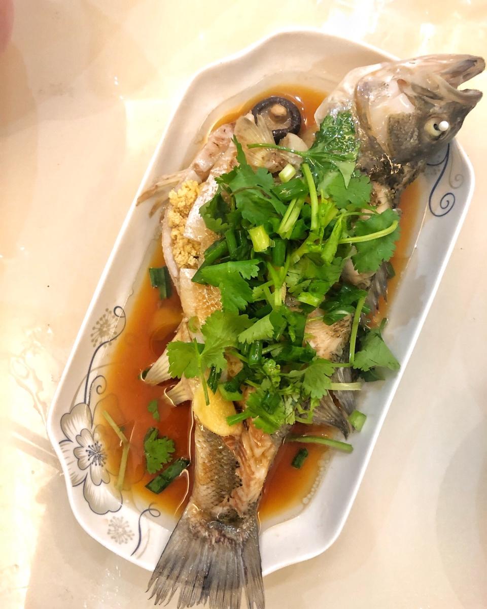 超入味清蒸鱼～清蒸鲈鱼桂花鱼（家常独创）
