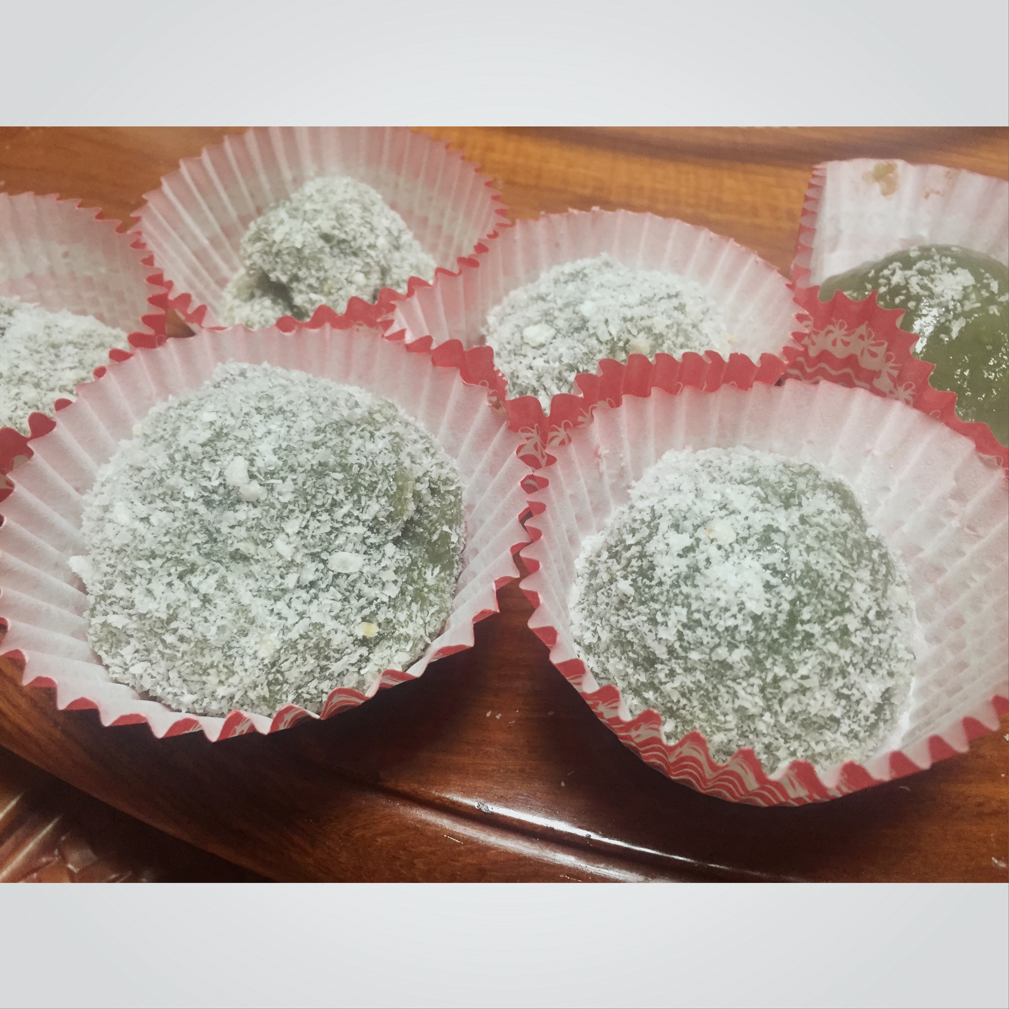 抹茶红豆大福