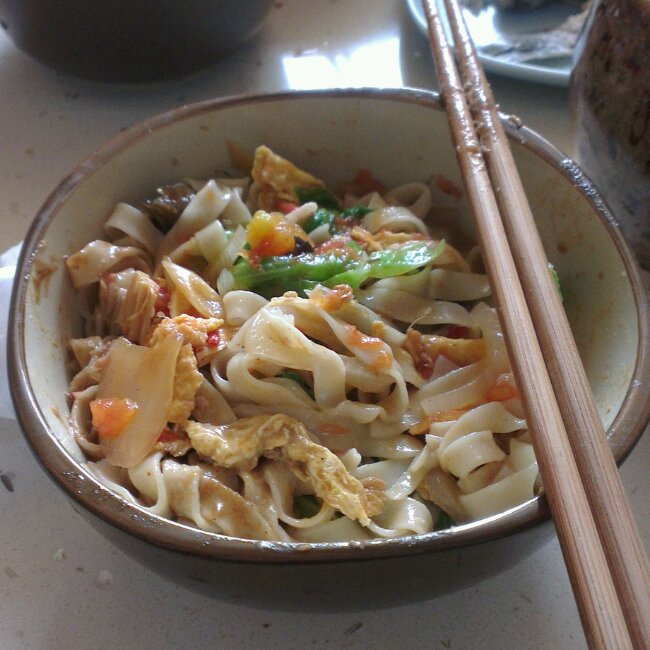 肉香素炸酱面（蛋素，植物五辛素）